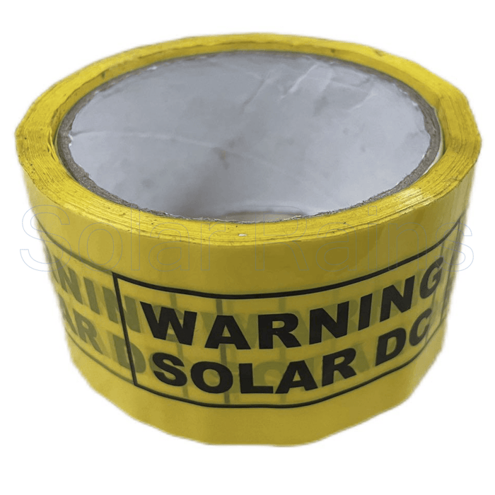 TFC Solar DC Warning Tape (35m roll)