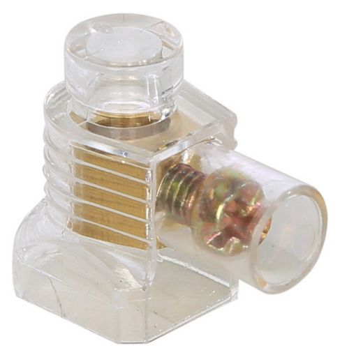 Hamer Single Screw Connector 1 x 6.0mm Clear 35A 100pc