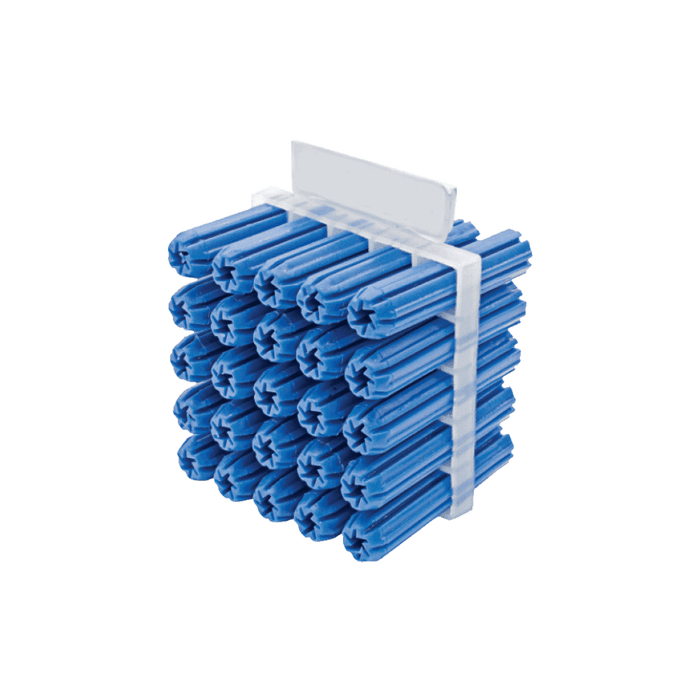 Powers Red 25mm PVC Framed Wall Plug 25pc