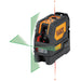 Klein Laser Level RC Cross-Line Green + Red Spot