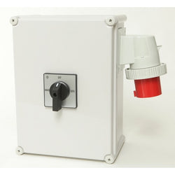 Kraus & Naimer 63A 1PH Mains-Off-Gen Encl 32A Inlet OUTDOOR