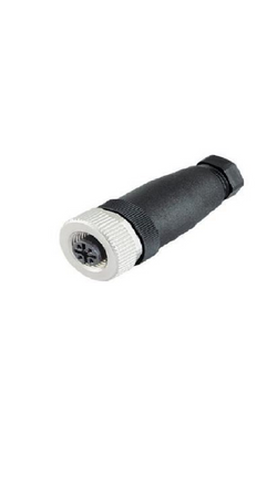Lapp AB-C5-M12FS-PG9 5 Pin A-Coded M12 Straight Socket Screw Connection 0.25mm-0.75mm (PG9 gland)