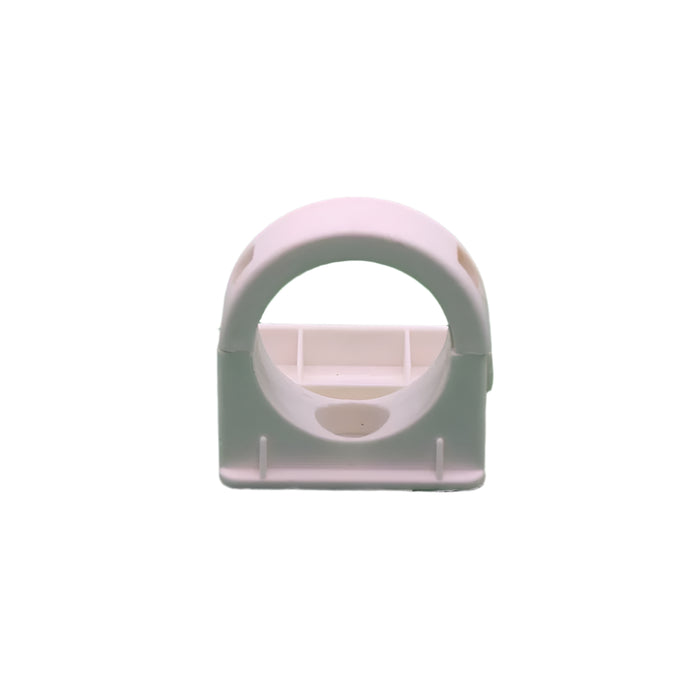 Evcco Conduit Support Clips 50mm LSZH-FR/HFT White