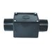 Evcco Conduit Junction Box 2way 32mm STR LSZH-FR/HFT Black
