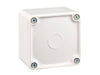 Evcco Conduit Adaptable Box 108x108x76 LSZH-FR/HFT White