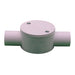 Evcco Conduit Junction Box 2way 25mm STR LSZH-FR/HFT White