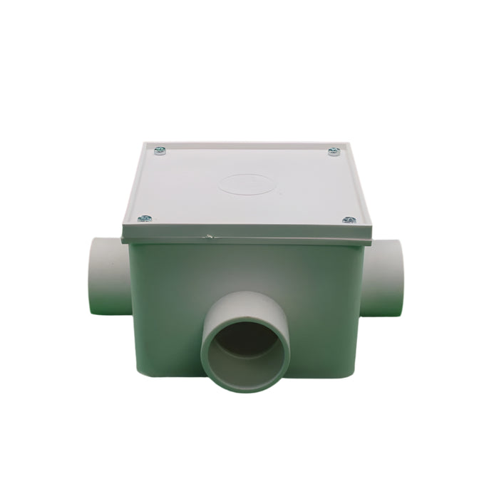 Evcco Conduit Junction Box 3way 32mm LSZH-FR/HFT White