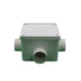 Evcco Conduit Junction Box 3way 32mm LSZH-FR/HFT White