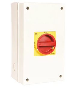 Kraus & Naimer 100A Enclosed Isolator 3 Pole 380x280x130