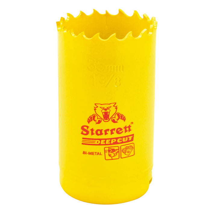 Starrett 35mm 1-3/8in Dual Pitch Bi-Metal Hole Saw