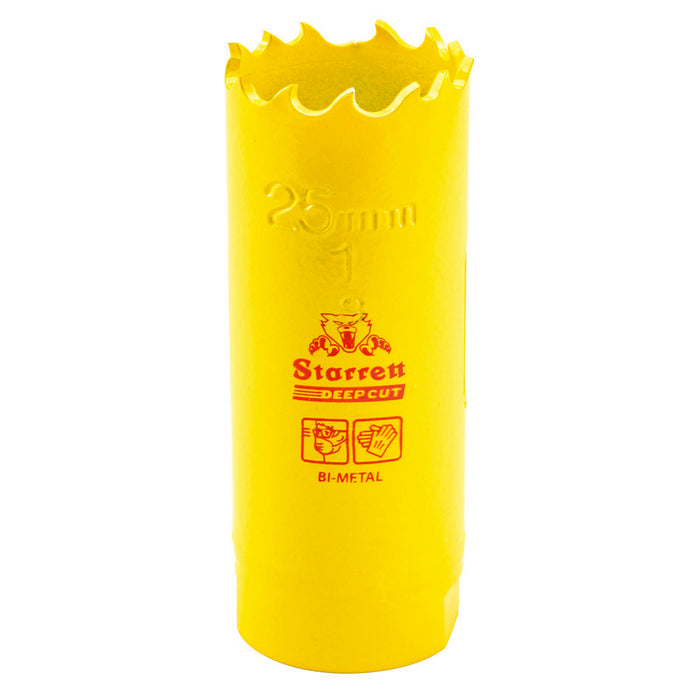 Starrett 25mm Dual Pitch Bimetal Holesaw