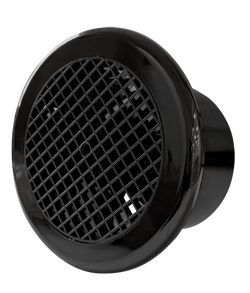 Manrose Pro Series Wall/Ceiling Fan 150mm Round Black