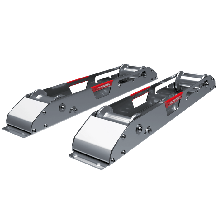Runpotec Cable Roller Roll-Off Rails AS 900 Set of 2