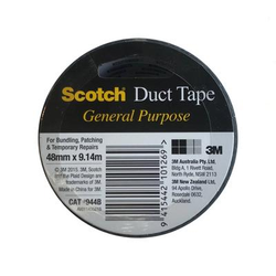 3M Tape Duct Cloth 48mm x 9m Silver TAPE944S Replaces 3M033