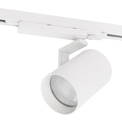 Halcyon TRACK 3 CIRC LED SPOT 40 38W NW CRI90 C/W DIM.DRI-WH