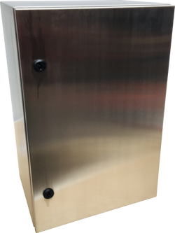 EIC CVS SS316 Enclosure 600 x 400 x 200 1 Door c/w Gear Plate (No Brackets)