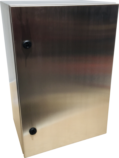 EIC CVS SS316 Enclosure 600 x 400 x 200 1 Door c/w Gear Plate (No Brackets)