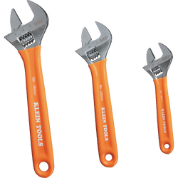Klein A-D5073 Adjustable Wrench 3 Piece 6in 8in 10in