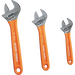 Klein A-D5073 Adjustable Wrench 3 Piece 6in 8in 10in
