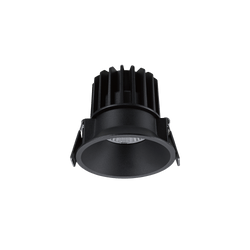 Glight 11W Recessed Fixed Downlight RA97 3000K 60D Triac Dim Black IP54 IC-F