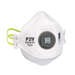 Force360 P2V Flat Fold Valved Disposable Respirator 10 Box