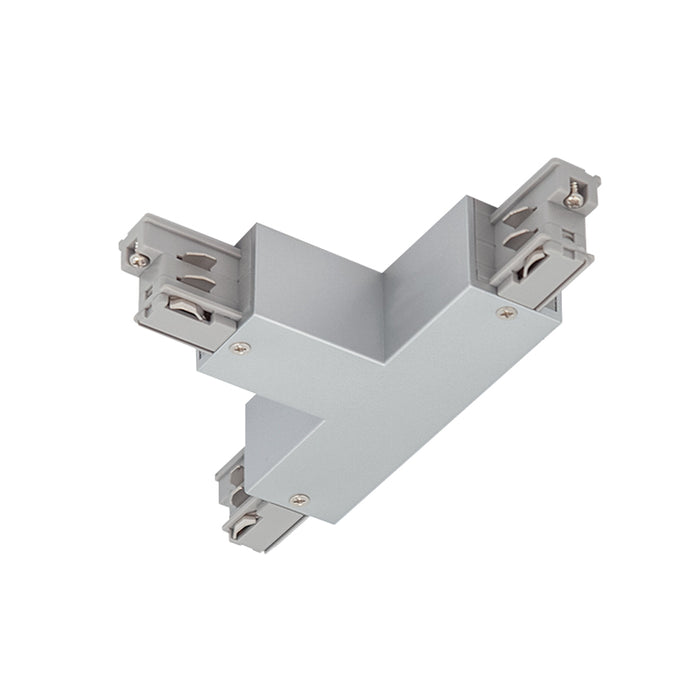 Halcyon TRACK 3 CIR T CONNECTOR EARTH RIGHT-SILVER