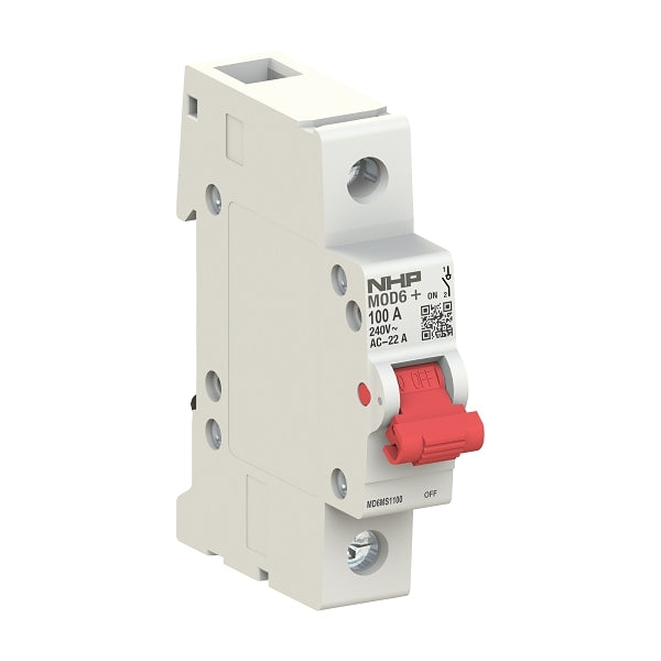 NHP MOD6+ MAIN SWITCH 1P 100A