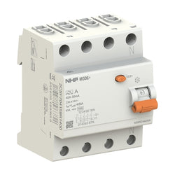 NHP MOD6+ RCCB 3P+N 63A 30mA TYPE A 72mm