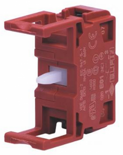 Ghisalba Pushbutton 22mm Contact Block Standard 1NC