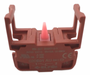 Ghisalba 22mm Pushbutton Contact Block Gold 1NC