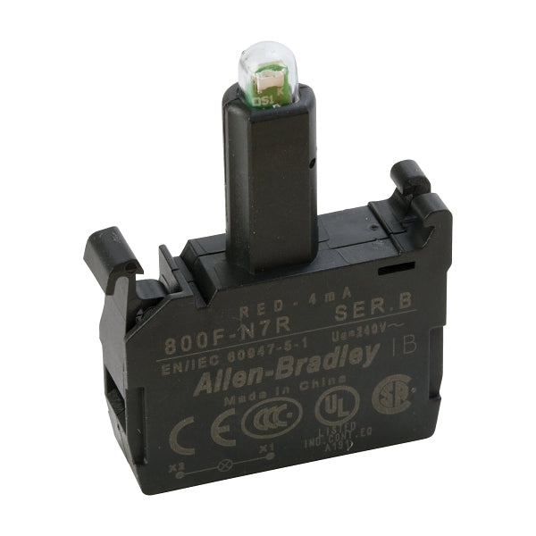 Allen Bradley Latch mount LED 240VAC red