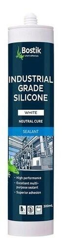 Bostik Industrial Grade Silicone White 300ml Cartridge