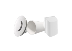 Vynco A/M Fan Thru Wall 300m3/h Round White Kit