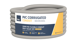 ICS 20mm MD Flexible Conduit Grey Solar 10m