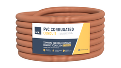 ICS 32mm MD Flexible Conduit Orange Solar 25m