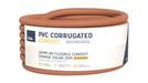 ICS 20mm HD Flexible Conduit Orange Solar 25m