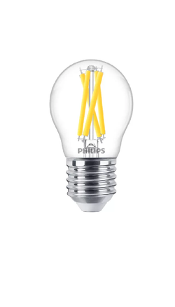 Philips 929003013279 LED Bulb Classic 40W P45 2700K E27 Clear Dimmable