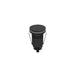 Halcyon Round Halo Mini Recess Black 316 Stainless 1W 8-25VDC 2700K IP67 360Deg