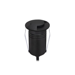 Halcyon Exterior Round Two-Way Multi-Use Recess Black 316 Stainless Steel 2.5W 8-25V DC 3000K IP67