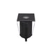 Halcyon Exterior Square Multi-Use Recess Black 316 Stainless Steel 2.5W 8-25V DC 3000K IP67 60 Degree Lens
