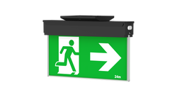 Elmark NYX Exit CM IP65 EM Black Double Sided