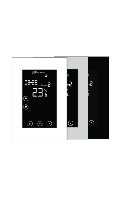 Hotwire TR220 Dual Thermostat Touch Screen Controller - Black