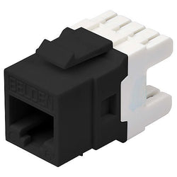 Belden CAT6+ Modular Jack - KeyConnect, in Black