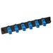 Belden FiberExpress Adapter Strip, loaded 6 LC Duplex Singlemode OS2 Adapters (Blue)