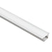 Halcyon SILVER RECESSED W25 X D13MM ALU PROFILE C/W OPAL FROSTED