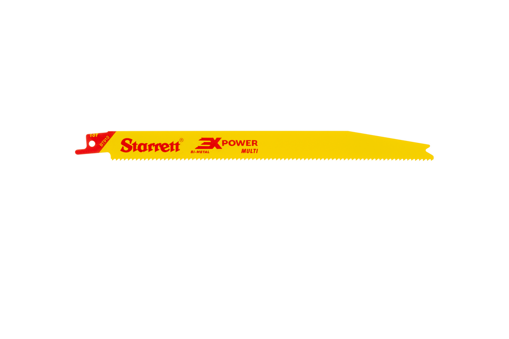 Starrett 225mm x 10 TPI Tapered Recip Saw Blade 2 Pack