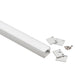 Halcyon SILVER SURFACE MT W16 X D13MM ALU PROFILE OPAL FROSTED KIT