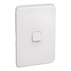 PDL Switch Iconic 1gang 1/2way 10AX 250V Vivid White Pack