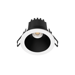Glight Fire Rated LED Downlight 10W IC-F IP65 Tri-Colour Dim White Trim And Black Reflector