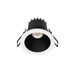 Glight Fire Rated LED Downlight 10W IC-F IP65 Tri-Colour Dim White Trim And Black Reflector